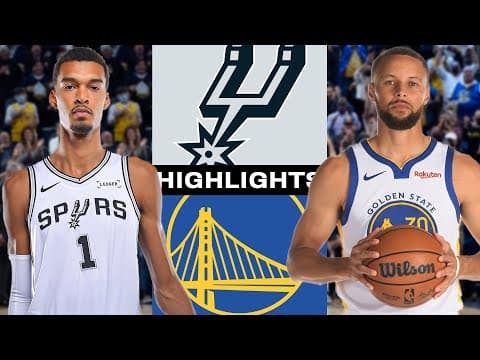 Spurs vs. Warriors FULL GAME HIGHLIGHTS