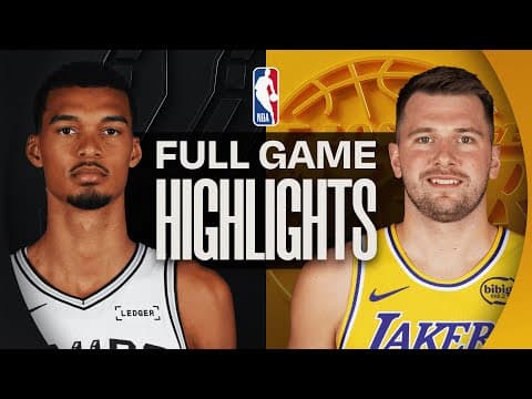 SPURS at LAKERS | FULL GAME HIGHLIGHTS | November 5, 2025