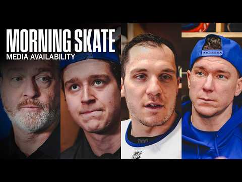 New York Islanders Morning Skate Availability | NYI at NJD