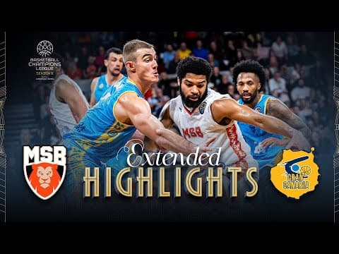 Le Mans Sarthe Basket v Dreamland Gran Canaria | Full Game Highlights | #BasketballCL 2025-26