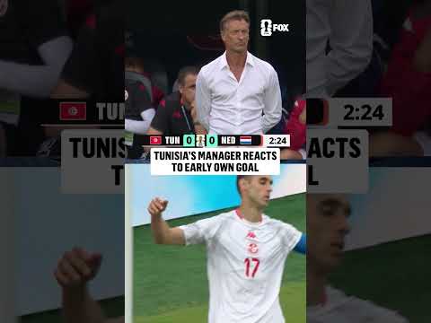 Hervé Renard looks on after Netherlands took the lead