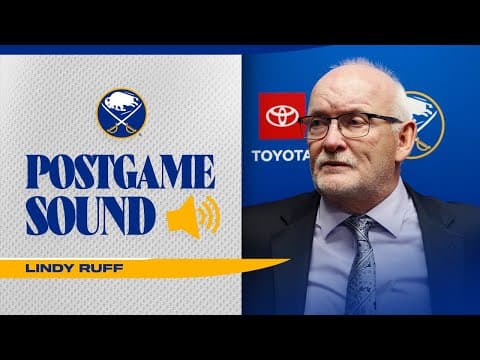 "He's Got Some Sick Moves" | Lindy Ruff On Noah Ostlund's Shootout Goal | Buffalo Sabres Beat Wild