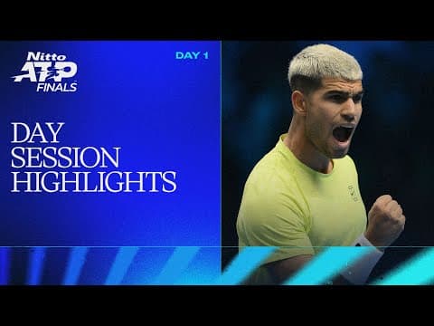 Alcaraz vs De Minaur & Zeballos/Granollers vs Krawietz/Puetz | Nitto ATP Finals 2025 Day 1 Pt.1