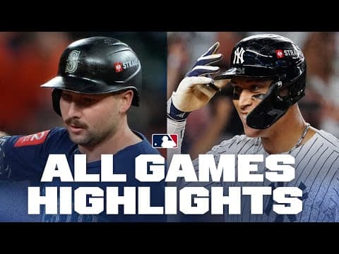Highlights from ALL games on 10/7! (EPIC Yankees comeback, Cal Raleigh goes DEEP!)