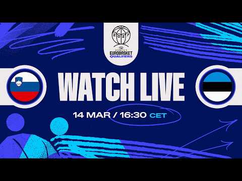 LIVE - Slovenia v Estonia | FIBA Women's EuroBasket 2027 Qualifiers | First Round