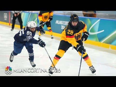 Germany women's hockey narrowly escapes France in OT win | Winter Olympics 2026 | NBC Sports