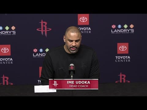 Press Conference by Ime Udoka vs Cavs