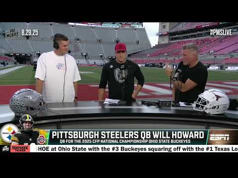 Will Howard is HONORED to learn behind Aaron Rodgers in Pittsburgh 🤝 | The Pat McAfee Show