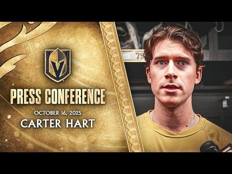 Carter Hart Press Conference | October 16, 2025