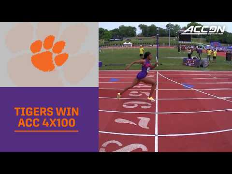 Clemson Wins ACC 4x100 Meter