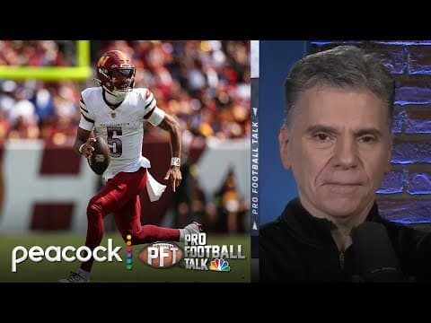 Commanders shut Jayden Daniels down for the rest of the season | Pro Football Talk | NFL on NBC