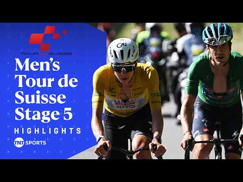 IN A LEAGUE OF HIS OWN! 🤩 | 2026 Tour de Suisse Men Stage 5 Race Highlights | TNT Sports Cycling