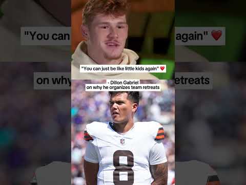 Dillon Gabriel knows it's important for a QB to create a positive environment for teammates 💪