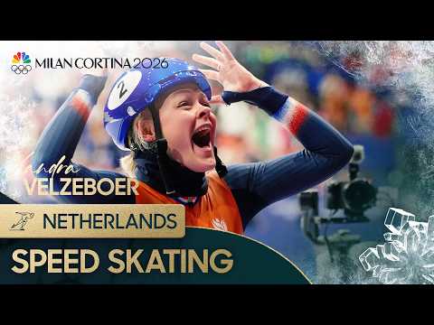 Xandra Velzeboer STORMS to 500m gold after breaking world record | Winter Olympics 2026 | NBC Sports