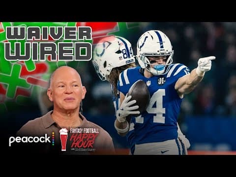 Week 11 must-add WRs: Pierce, Washington, Johnson | Fantasy Football Happy Hour | NFL on NBC