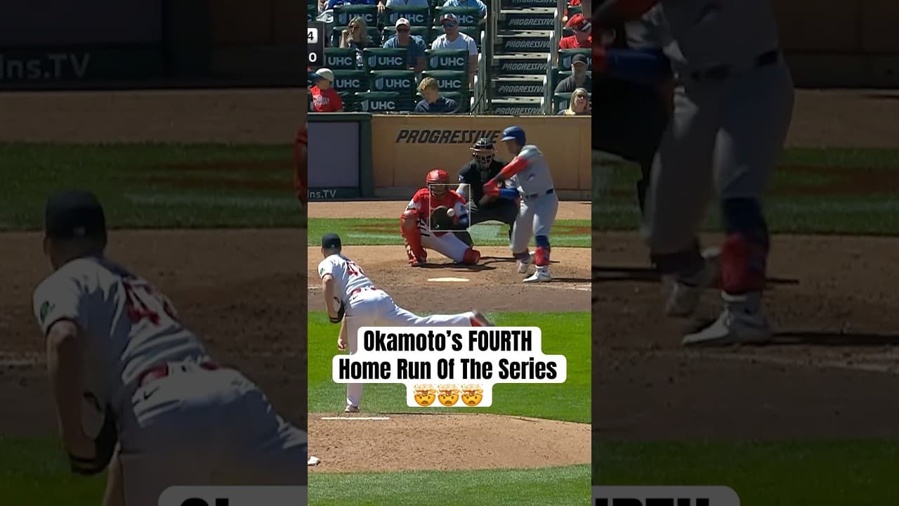 Kazuma Okamoto hits his FOURTH home run of the series 💪 #MLB #BlueJays