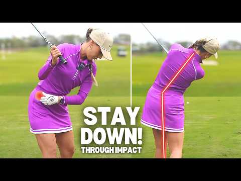 The TRICK to STAYING DOWN in the Golf Swing!