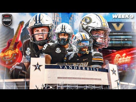 LIVE at GameDay: Historic Mizzou vs Vandy clash + Can Texas A&M stay perfect? | Countdown to GameDay