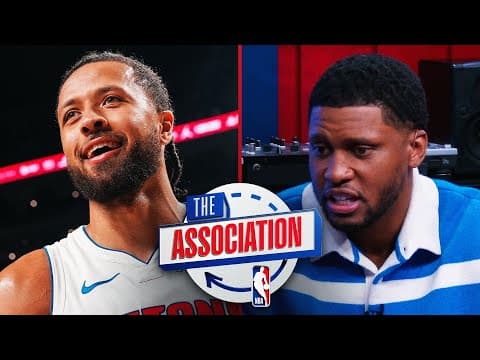 Rudy Gay & Chris Haynes Speak On Cade Cunningham & Pistons' Growth | The Association on NBA TV
