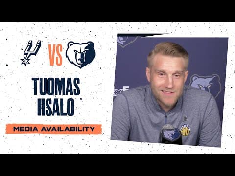 Tuomas Iisalo Press Conference | Grizzlies vs. Spurs
