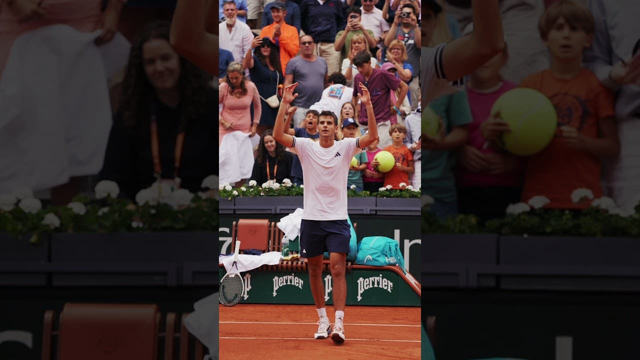 Paris debut 👉 Paris QF (so far) 🤯 #RolandGarros #tennis #rolandgarros #sports