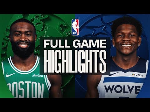CELTICS at TIMBERWOLVES | FULL GAME HIGHLIGHTS | November 29, 2025