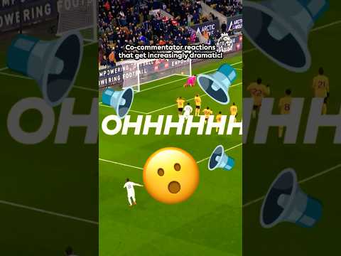 Commentator's REACTION To Goals Gets Increasingly Dramatic 🤩😱