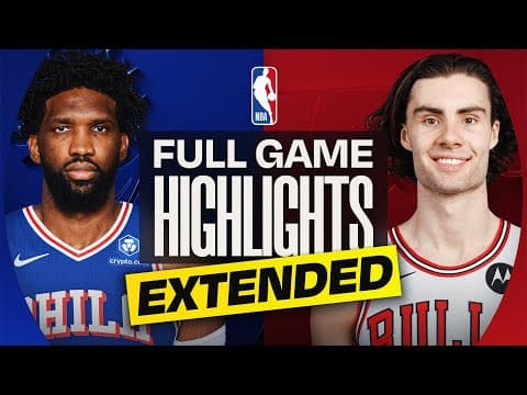 EXTENDED: 76ERS at BULLS | FULL GAME HIGHLIGHTS | December 26, 2025