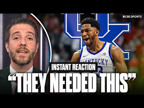 Kentucky Defeats Indiana Behind 2nd‑Half Surge | Why This Win Was So Important
