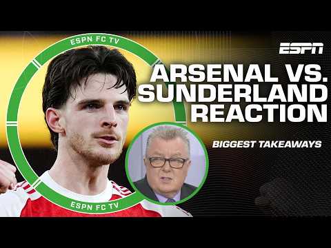 It was just such an Arsenal performance! - Stevie Nicol on win over Sunderland | ESPN FC