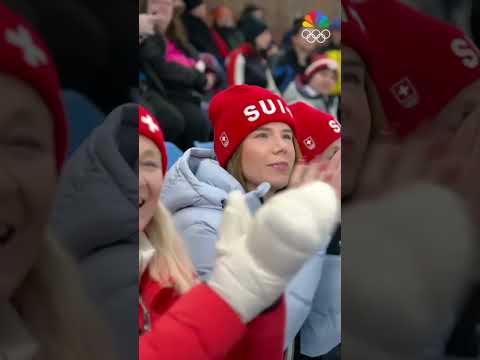 Team Switzerland delivers a clinical 9–4 victory over Team Sweden in Olympic curling action!  🥌