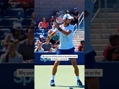Why Your Left Hand Is So Important On Your Forehand 🤔