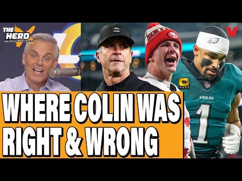 What Colin Cowherd got RIGHT & WRONG: Bills, Bears, Eagles, Rams, 49ers, Steelers | THE HERD NFL