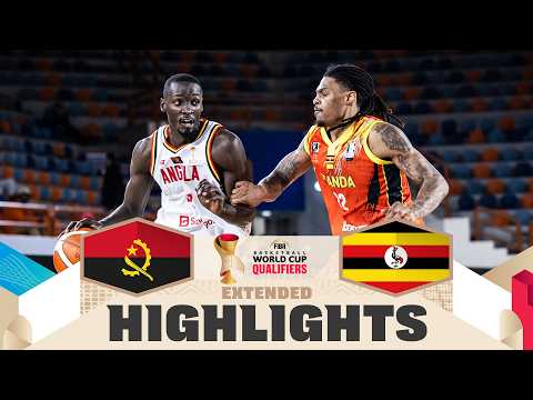 Angola 🇦🇴 v Uganda 🇺🇬 | Extended Highlights | FIBA Basketball World Cup 2027 African Qualifiers