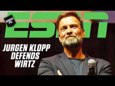 Jurgen Klopp defends Florian Wirtz's struggles with Liverpool 👀 ‘Everything will be fine!’ | ESPN FC