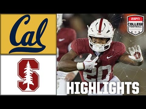 California Golden Bears vs. Stanford Cardinal | Full Game Highlights | ESPN College Football