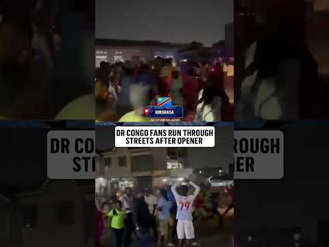 Joyous celebrations follow DR Congo's draw with Portugal