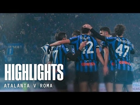 Buona la prima del 2026 😎 | Highlights Atalanta-Roma 1-0 | 18ª Serie A Enilive 2025/26