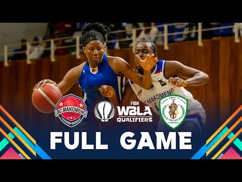 LIVE - ASB Makomeno v F.A.P Women | FIBA Women Basketball League Africa 2025 - Qualifers