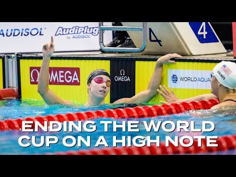 Regan Smith’s World Record on the 200m Backstroke | Swimming World Cup 2024 Singapore