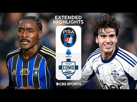 Pisa vs. Como: Extended Highlights | Serie A | CBS Sports Golazo