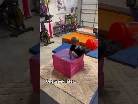 Bucket training drills? Check. 📹 (TT): sprinkleinlearning #Olympics #ArtisticGymnastics