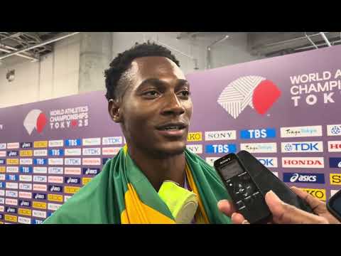 Bryan Levell Reacts to 200m Bronze Medal at 2025 Tokyo World Championships