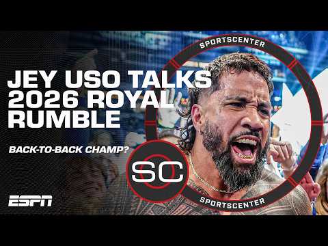 Jey Uso reflects on 2025 Royal Rumble win vs. John Cena & previews this year's event | SportsCenter
