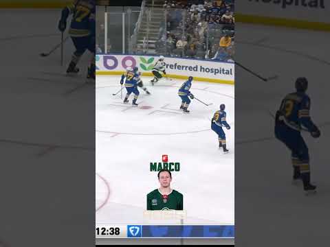 Marco Rossi goal 5 on the night #marcorossi #mnwild #nhl