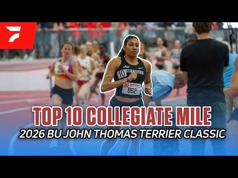 Juliette Whittaker Runs Top-10 Collegiate Mile at the BU Terrier Classic 2026