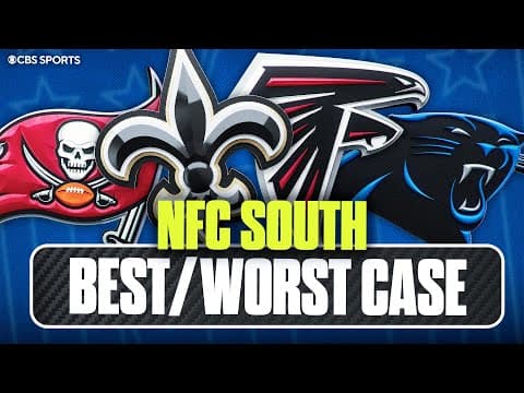 Predicting the best & worst case record scenarios for EVERY NFC South team ✅