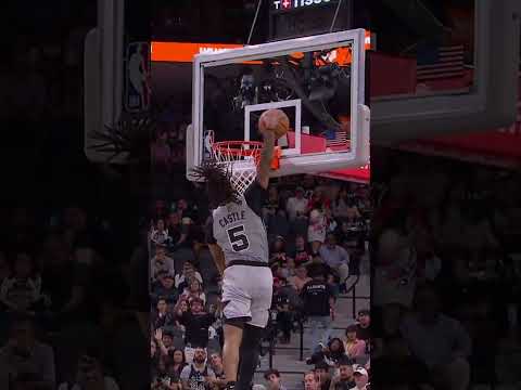 STEPH SAID WATCH THIS 😤#spurs #nba #stephoncastle 📺 FanDuelSN SW, Prime