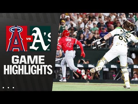Angels vs. A's Game Highlights (8/15/25) | MLB Highlights