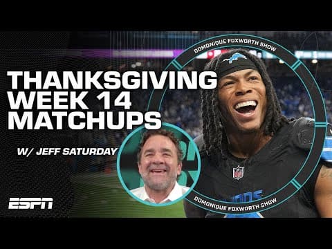 Previewing the NFL's Thanksgiving slate with Jeff Saturday | The Domonique Foxworth Show